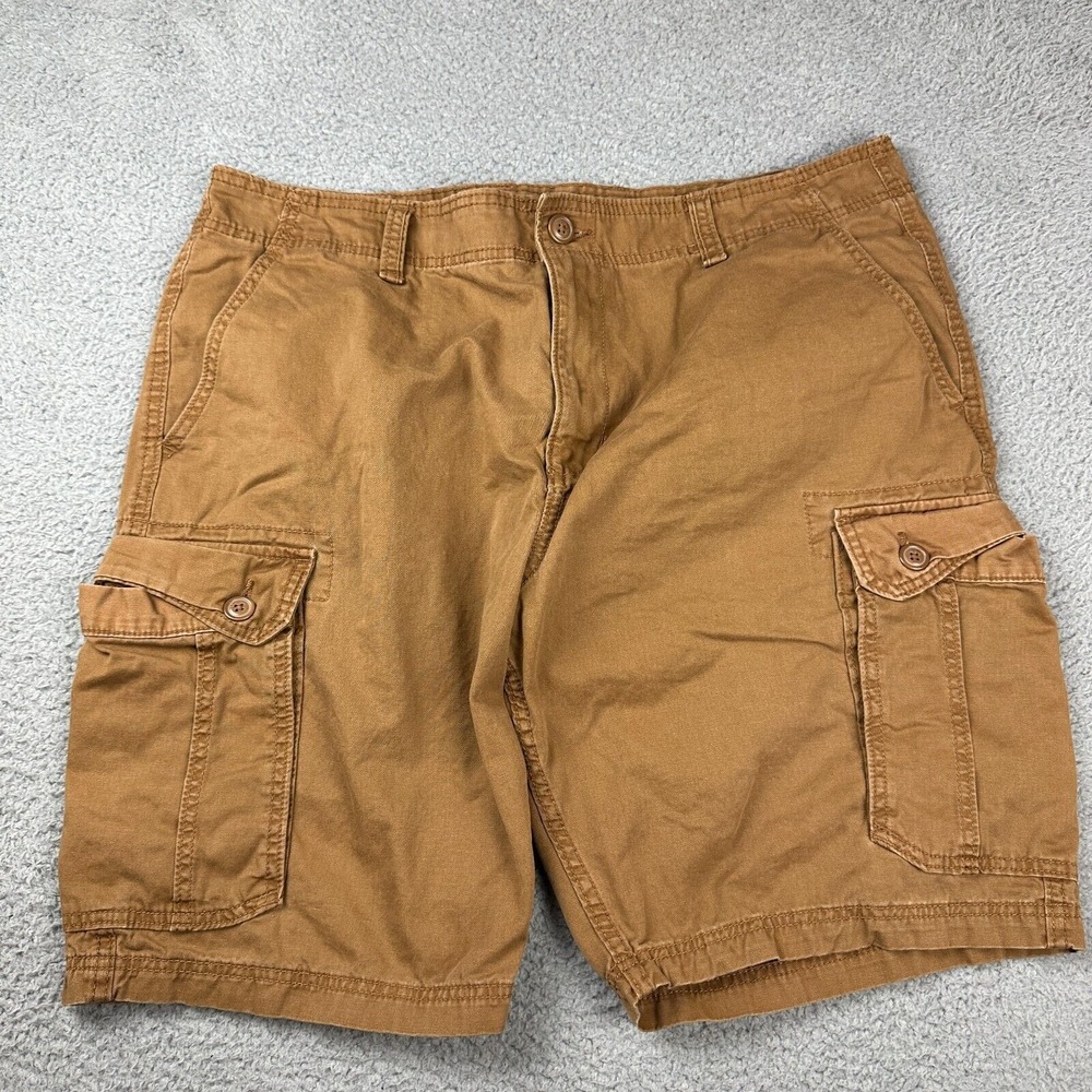Old Navy Size 40 Outdoor Summer Flat Front Casual Chino Cargo Shorts Beige/Tan‎